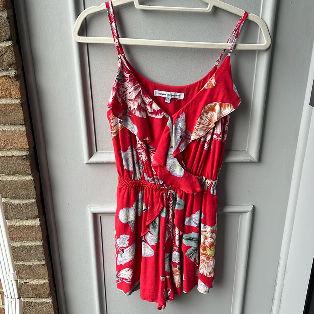 Cupcakes and Cashmere Floral Romper